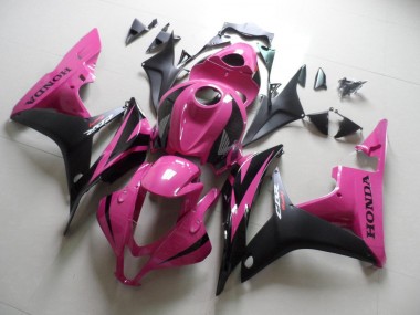 Rose Noir 07-08 Honda CBR600RR Carénage Moto