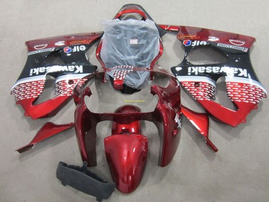 Rouge 00-02 Kawasaki ZX6R Carrosserie Moto