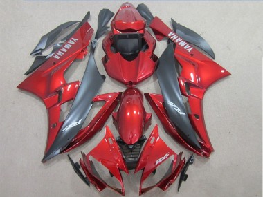 Rouge 06-07 Yamaha YZF R6 Carénages Moto