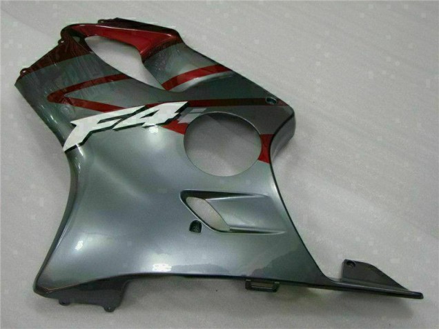 Rouge Argent 01-03 Honda CBR600 F4i Carénages Moto Rouge Argent 01-03 Honda CBR600 F4i Carénages Moto