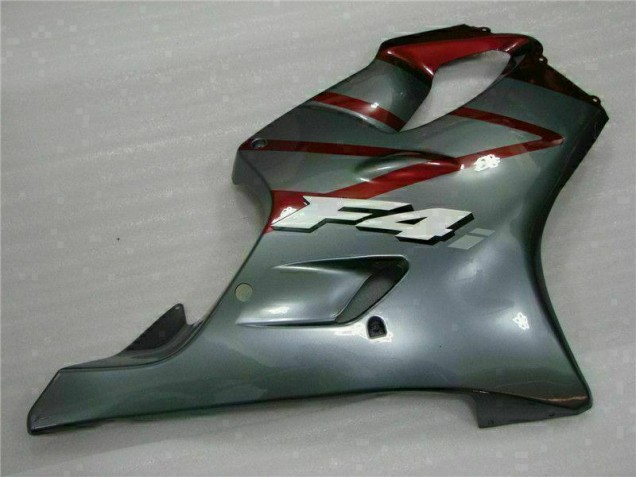 Rouge Argent 01-03 Honda CBR600 F4i Carénages Moto Rouge Argent 01-03 Honda CBR600 F4i Carénages Moto
