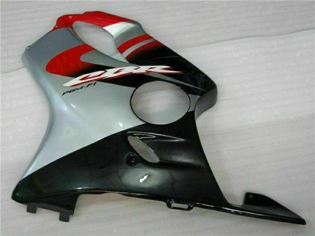 Rouge Argent 04-07 Honda CBR600 F4i Carénages Moto Rouge Argent 04-07 Honda CBR600 F4i Carénages Moto