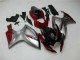 Rouge Argent 06-07 Suzuki GSXR 600/750 Carénage Moto Rouge Argent 06-07 Suzuki GSXR 600/750 Carénage Moto