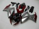 Rouge Argent 06-07 Suzuki GSXR 600/750 Carénage Moto Rouge Argent 06-07 Suzuki GSXR 600/750 Carénage Moto
