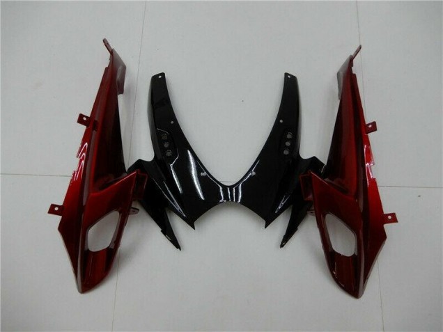 Rouge Argent 06-07 Suzuki GSXR 600/750 Carénage Moto Rouge Argent 06-07 Suzuki GSXR 600/750 Carénage Moto