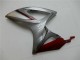 Rouge Argent 06-07 Suzuki GSXR 600/750 Carénage Moto Rouge Argent 06-07 Suzuki GSXR 600/750 Carénage Moto