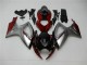 Rouge Argent 06-07 Suzuki GSXR 600/750 Carénage Moto Rouge Argent 06-07 Suzuki GSXR 600/750 Carénage Moto
