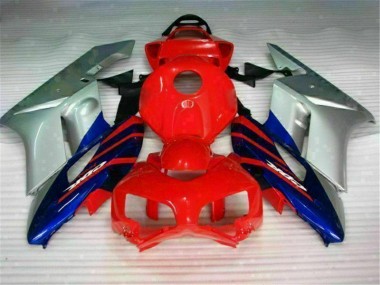 Rouge Argent Bleu 04-05 Honda CBR1000RR Carénage Moto