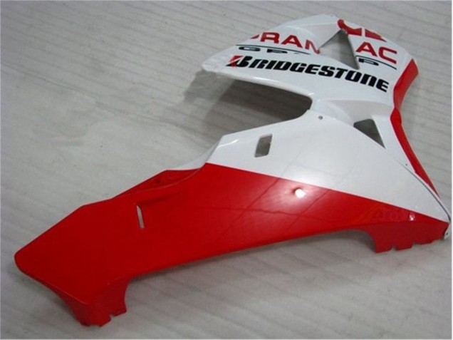 Rouge Blanc 05-06 Honda CBR600RR Kit Carénages Motos Rouge Blanc 05-06 Honda CBR600RR Kit Carénages Motos