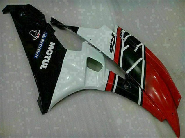 Rouge Blanc 06-07 Yamaha YZF R6 Carénage Moto de Rechange Rouge Blanc 06-07 Yamaha YZF R6 Carénage Moto de Rechange