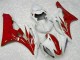 Rouge Blanc 06-07 Yamaha YZF R6 Carrosserie Moto Rouge Blanc 06-07 Yamaha YZF R6 Carrosserie Moto