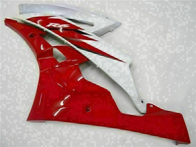 Rouge Blanc 06-07 Yamaha YZF R6 Carrosserie Moto Rouge Blanc 06-07 Yamaha YZF R6 Carrosserie Moto