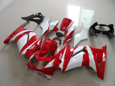 Rouge Blanc 08-12 Kawasaki ZX250R Carénage Moto