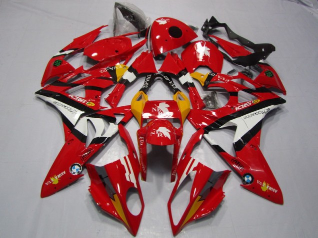 Rouge Blanc 09-14 BMW S1000RR Carénage Moto