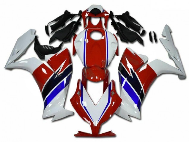 Rouge Blanc 12-16 Honda CBR1000RR Carénage Moto Rouge Blanc 12-16 Honda CBR1000RR Carénage Moto