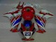 Rouge Blanc Bleu 23 12-16 Honda CBR1000RR Carénage Moto Rouge Blanc Bleu 23 12-16 Honda CBR1000RR Carénage Moto