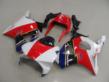 Rouge Blanc Bleu Foncé 02-03 Honda CBR900RR 954 Carénage Moto