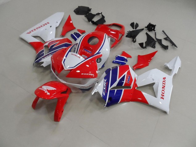 Rouge Blanc Bleu HRC 13-21 Honda CBR600RR Carénage Moto Rouge Blanc Bleu HRC 13-21 Honda CBR600RR Carénage Moto