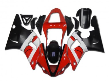 Rouge Blanc Noir 00-01 Yamaha YZF R1 Carénage Moto