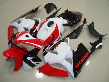 Rouge Blanc Noir 05-06 Honda CBR600RR Carénage Moto