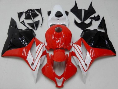 Rouge Blanc Noir 09-12 Honda CBR600RR Carrosserie Moto