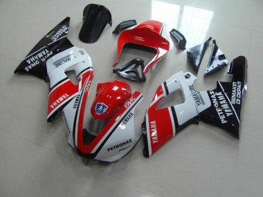 Rouge Blanc Yamalube Courses 00-01 Yamaha YZF R1 Carénage Moto