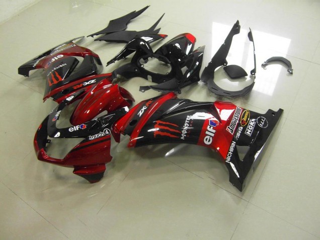 Rouge Bonbon Monster 08-12 Kawasaki ZX250R Carénage Moto Rouge Bonbon Monster 08-12 Kawasaki ZX250R Carénage Moto