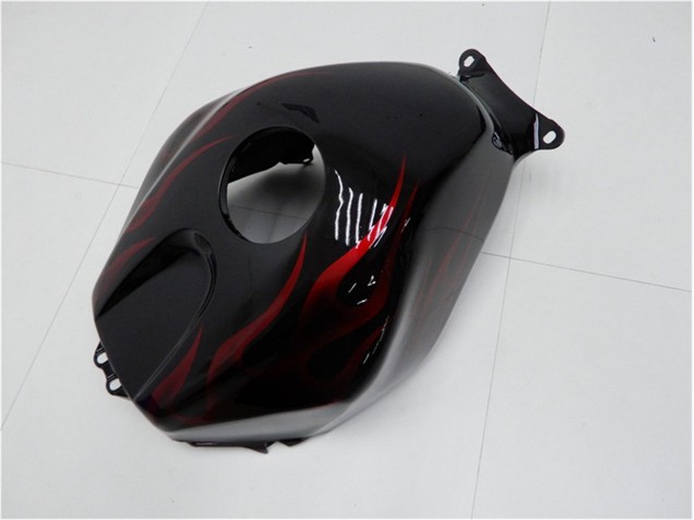 Rouge Flamme Noir 05-06 Honda CBR600RR Carénage Moto Rouge Flamme Noir 05-06 Honda CBR600RR Carénage Moto