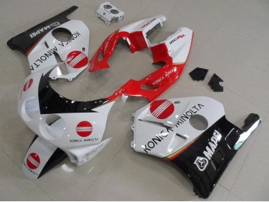 Rouge Konica 91-98 Honda CBR250RR MC22 Carénage Moto