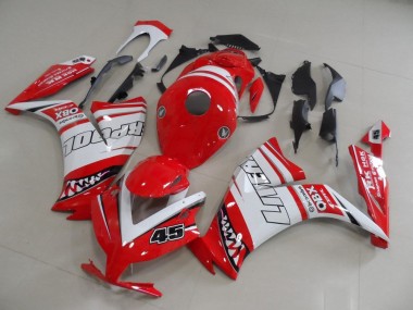 Rouge Liverpool 45 12-16 Honda CBR1000RR Carénage Moto