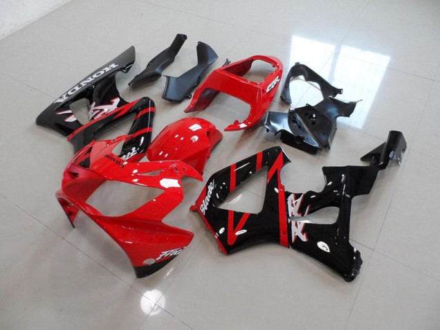 Rouge Noir 00-01 Honda CBR900RR 929 Carénage Moto Rouge Noir 00-01 Honda CBR900RR 929 Carénage Moto