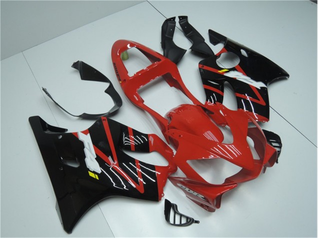 Rouge Noir 01-03 Honda CBR600 F4i Kit Carénages Motos Complet Rouge Noir 01-03 Honda CBR600 F4i Kit Carénages Motos Complet