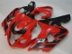 Rouge Noir 04-05 Suzuki GSXR 600/750 Carénages Moto Rouge Noir 04-05 Suzuki GSXR 600/750 Carénages Moto