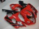 Rouge Noir 04-05 Suzuki GSXR 600/750 Carénages Moto Rouge Noir 04-05 Suzuki GSXR 600/750 Carénages Moto
