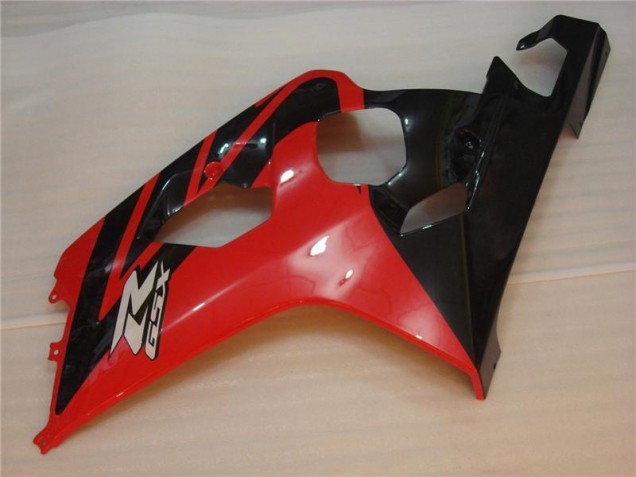 Rouge Noir 04-05 Suzuki GSXR 600/750 Carénages Moto Rouge Noir 04-05 Suzuki GSXR 600/750 Carénages Moto