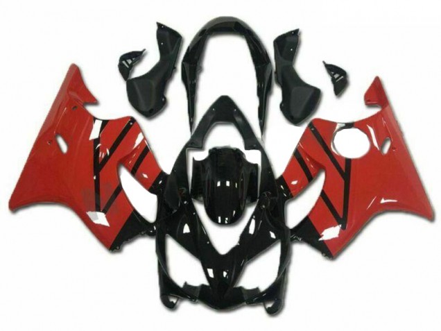 Rouge Noir 04-07 Honda CBR600 F4i Carénages Moto Rouge Noir 04-07 Honda CBR600 F4i Carénages Moto