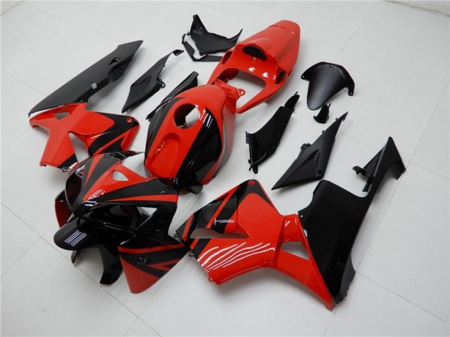 Rouge Noir 05-06 Honda CBR600RR Carénages Moto Rouge Noir 05-06 Honda CBR600RR Carénages Moto