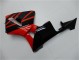Rouge Noir 05-06 Honda CBR600RR Kit Carénages Motos Rouge Noir 05-06 Honda CBR600RR Kit Carénages Motos