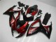 Rouge Noir 06-07 Suzuki GSXR 600/750 Carénage Moto Rouge Noir 06-07 Suzuki GSXR 600/750 Carénage Moto