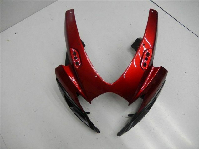 Rouge Noir 06-07 Suzuki GSXR 600/750 Carénage Moto Rouge Noir 06-07 Suzuki GSXR 600/750 Carénage Moto