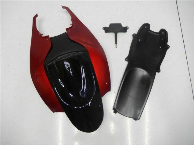 Rouge Noir 06-07 Suzuki GSXR 600/750 Carénage Moto Rouge Noir 06-07 Suzuki GSXR 600/750 Carénage Moto