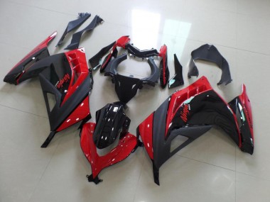 Rouge Noir 13-16 Kawasaki ZX300R Carénage Moto