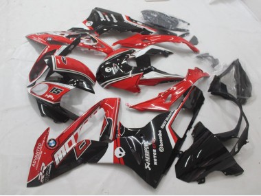 Rouge Noir 15-18 BMW S1000RR Carénage Moto