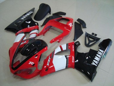 Rouge Noir Blanc 00-01 Yamaha YZF R1 Carénage Moto
