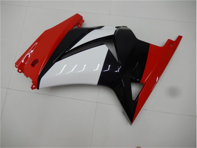 Rouge Noir Blanc 08-12 Kawasaki EX250 Carénage Moto Rouge Noir Blanc 08-12 Kawasaki EX250 Carénage Moto