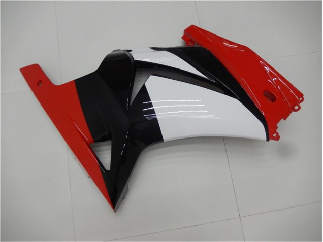 Rouge Noir Blanc 08-12 Kawasaki EX250 Carénage Moto Rouge Noir Blanc 08-12 Kawasaki EX250 Carénage Moto