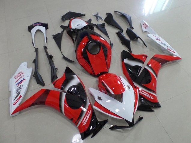 Rouge Noir Blanc 12-16 Honda CBR1000RR Carénage Moto Rouge Noir Blanc 12-16 Honda CBR1000RR Carénage Moto