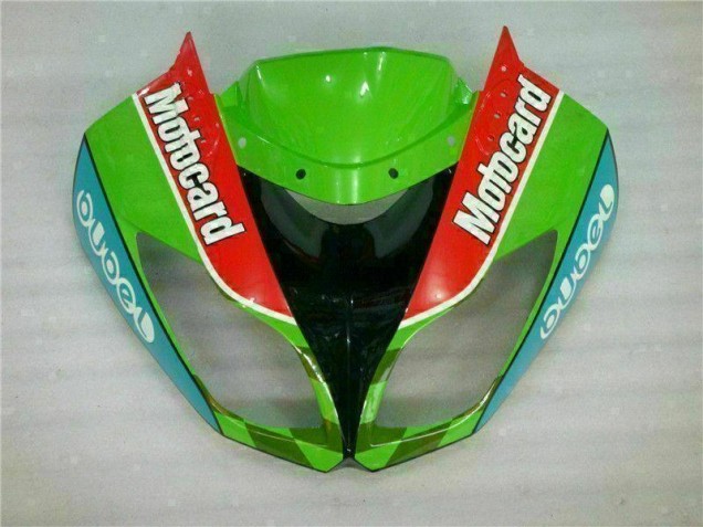 Rouge Vert Motocard 09-12 Kawasaki ZX6R Carénage Moto Rouge Vert Motocard 09-12 Kawasaki ZX6R Carénage Moto