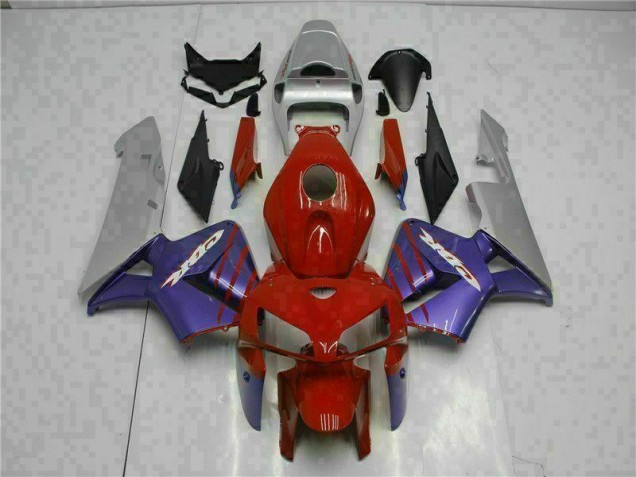 Rouge Violet 05-06 Honda CBR600RR Carénage Moto Rouge Violet 05-06 Honda CBR600RR Carénage Moto