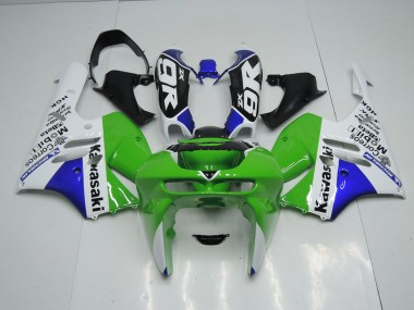 Vert Blanc 94-97 Kawasaki ZX9R Carénage Moto